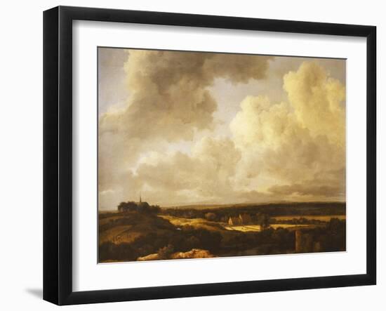 An Extensive Landscape in Summer, 1665-70-Jacob Isaaksz. Or Isaacksz. Van Ruisdael-Framed Giclee Print