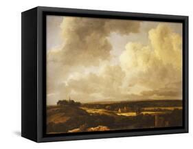 An Extensive Landscape in Summer-Jacob Isaacsz. Ruisdael-Framed Stretched Canvas