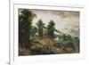 An Extensive Landscape with Cottages in the Foreground, 1561-Jacob Grimmer-Framed Giclee Print