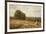 An Extensive Landscape with Harvesters-Edmund George Warren-Framed Premium Giclee Print