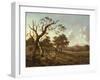 An Extensive Landscape with Pack Mules on a Country Road, 17Th Century-Jan Wynants-Framed Giclee Print