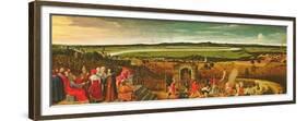 An Extensive River Landscape with the Parable of the Tenants and the Vineyard Owner-Philipp Uffenbach-Framed Premium Giclee Print