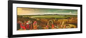 An Extensive River Landscape with the Parable of the Tenants and the Vineyard Owner-Philipp Uffenbach-Framed Premium Giclee Print