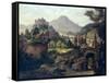 An Extensive View of Salzburg with the Hohensalzburg Fortress-null-Framed Stretched Canvas