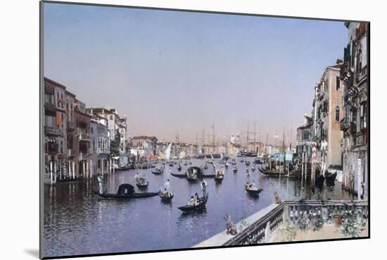 An Extensive View of the Grand Canal, Venice-Martin Rico y Ortega-Mounted Premium Giclee Print