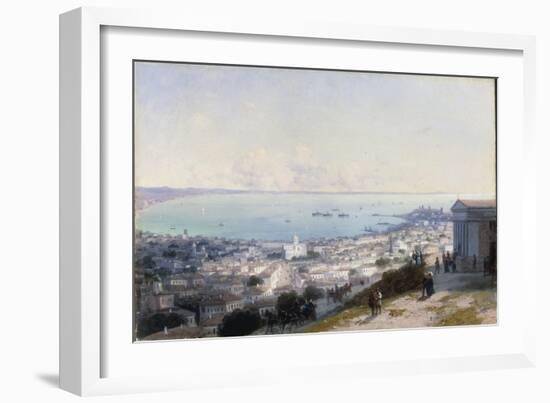 An Extensive View of Theodosia in the Crimea, 1890-Ivan Konstantinovich Aivazovsky-Framed Giclee Print