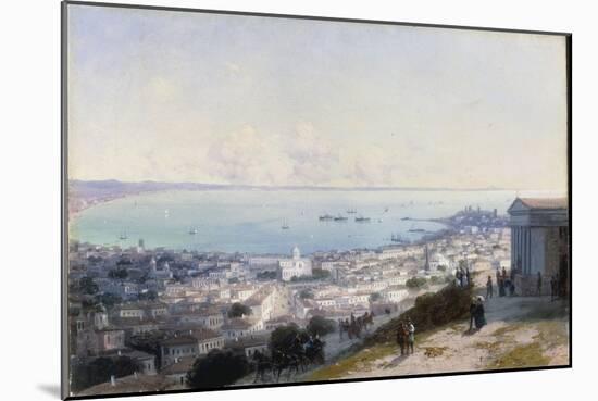 An Extensive View of Theodosia in the Crimea, 1890-Ivan Konstantinovich Aivazovsky-Mounted Giclee Print