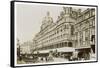 An Exterior View of Harrods London-null-Framed Stretched Canvas