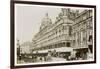 An Exterior View of Harrods London-null-Framed Art Print