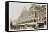 An Exterior View of Harrods London-null-Framed Stretched Canvas