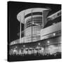 An Exterior View of the Jai-Alai in Manila-Carl Mydans-Stretched Canvas