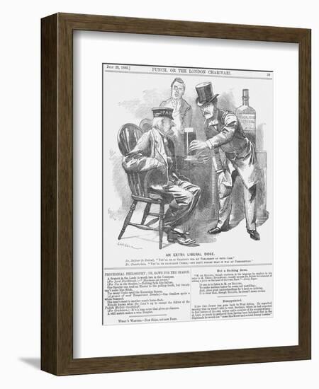 An Extra Liberal Dose, 1885-Edward Linley Sambourne-Framed Giclee Print