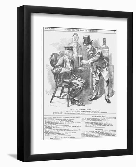 An Extra Liberal Dose, 1885-Edward Linley Sambourne-Framed Giclee Print