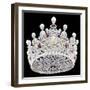 An Extraordinary Coloured Diamond, Diamond, Natural Pearl and Ruby Crown-null-Framed Giclee Print