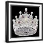 An Extraordinary Coloured Diamond, Diamond, Natural Pearl and Ruby Crown-null-Framed Giclee Print