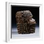 An Extremely Fine Benin Bronze Head, Uhunmwun-Elao (Middle Period)-null-Framed Giclee Print