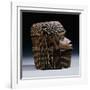 An Extremely Fine Benin Bronze Head, Uhunmwun-Elao (Middle Period)-null-Framed Giclee Print