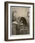 An Extremely Talented Aspiring Monkey Artist Sketches a Less Fortunate Fellow Monkey-Pirodon-Framed Art Print