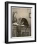 An Extremely Talented Aspiring Monkey Artist Sketches a Less Fortunate Fellow Monkey-Pirodon-Framed Art Print