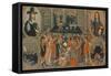 An Eyewitness Representation of the Execution of King Charles I (1600-49) of England, 1649-Weesop-Framed Stretched Canvas