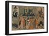 An Eyewitness Representation of the Execution of King Charles I (1600-49) of England, 1649-Weesop-Framed Giclee Print
