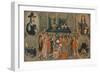 An Eyewitness Representation of the Execution of King Charles I (1600-49) of England, 1649-Weesop-Framed Giclee Print