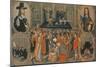 An Eyewitness Representation of the Execution of King Charles I (1600-49) of England, 1649-Weesop-Mounted Giclee Print