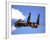 An F-15 Eagle in Flight-Stocktrek Images-Framed Photographic Print