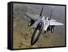 An F-15E Strike Eagle Aircraft in Flight Over Afghanistan-Stocktrek Images-Framed Stretched Canvas