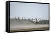 An F-16 Fighting Falcon Takes Off Eielson Air Force Base-null-Framed Stretched Canvas