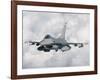 An F-16 from the Colorado Air National Guard in Flight over Brazil-Stocktrek Images-Framed Photographic Print