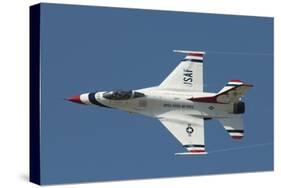 An F-16 of the U.S. Air Force Air Demonstration Squadron Thunderbirds-Stocktrek Images-Stretched Canvas