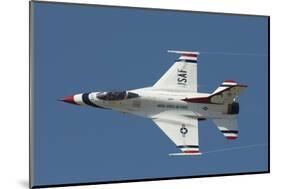 An F-16 of the U.S. Air Force Air Demonstration Squadron Thunderbirds-Stocktrek Images-Mounted Photographic Print