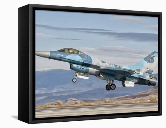 An F-16A Fighting Falcon of the Famous US Navy Topgun Naval Fighter Weapons School-Stocktrek Images-Framed Stretched Canvas