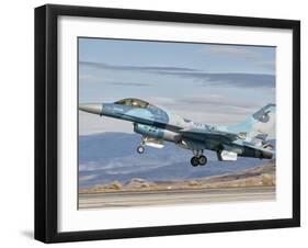 An F-16A Fighting Falcon of the Famous US Navy Topgun Naval Fighter Weapons School-Stocktrek Images-Framed Photographic Print