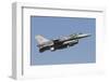 An F-16D of the Turkish Air Force Taking Off from Izmir, Turkey-Stocktrek Images-Framed Photographic Print