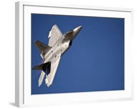 An F-22 Raptor Aircraft Performs During Aviation Nation 2010-Stocktrek Images-Framed Photographic Print