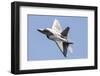 An F-22A Raptor of the U.S. Air Force Turns at High Speed-Stocktrek Images-Framed Photographic Print