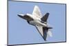 An F-22A Raptor of the U.S. Air Force Turns at High Speed-Stocktrek Images-Mounted Photographic Print