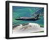 An F-35 Lightning II Flies Over Destin, Florida-Stocktrek Images-Framed Premium Photographic Print