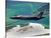 An F-35 Lightning II Flies Over Destin, Florida-Stocktrek Images-Stretched Canvas