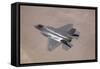 An F-35 Lightning Ii Flies over Edwards Air Force Base, California-null-Framed Stretched Canvas