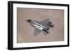 An F-35 Lightning Ii Flies over Edwards Air Force Base, California-null-Framed Photographic Print