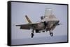 An F-35 Lightning Ii Prepares for Landing-null-Framed Stretched Canvas