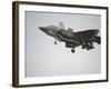 An F-35B Lightning II Joint Strike Fighter Prepares To Make a Vertical Landing-Stocktrek Images-Framed Photographic Print