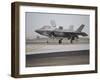 An F-35B Lightning II Joint Strike Fighter Prepares To Make a Vertical Landing-Stocktrek Images-Framed Photographic Print