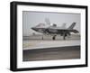 An F-35B Lightning II Joint Strike Fighter Prepares To Make a Vertical Landing-Stocktrek Images-Framed Photographic Print