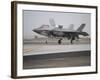 An F-35B Lightning II Joint Strike Fighter Prepares To Make a Vertical Landing-Stocktrek Images-Framed Photographic Print