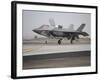 An F-35B Lightning II Joint Strike Fighter Prepares To Make a Vertical Landing-Stocktrek Images-Framed Photographic Print