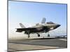 An F-35B Lightning II Lifts Off the Flight Deck of USS Wasp-Stocktrek Images-Mounted Photographic Print